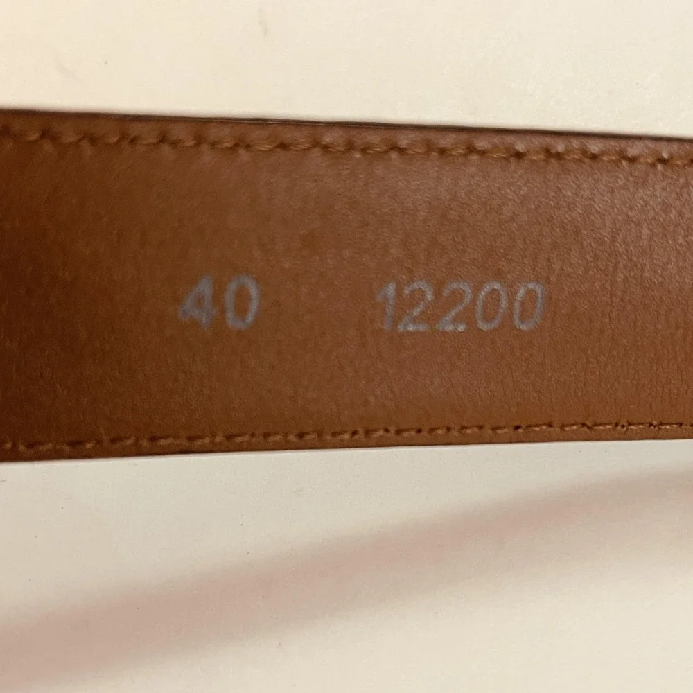 READ Brighton Belt Mens 40 Brown Braided Leather Western Buckle‎ Tip Onyx 12200